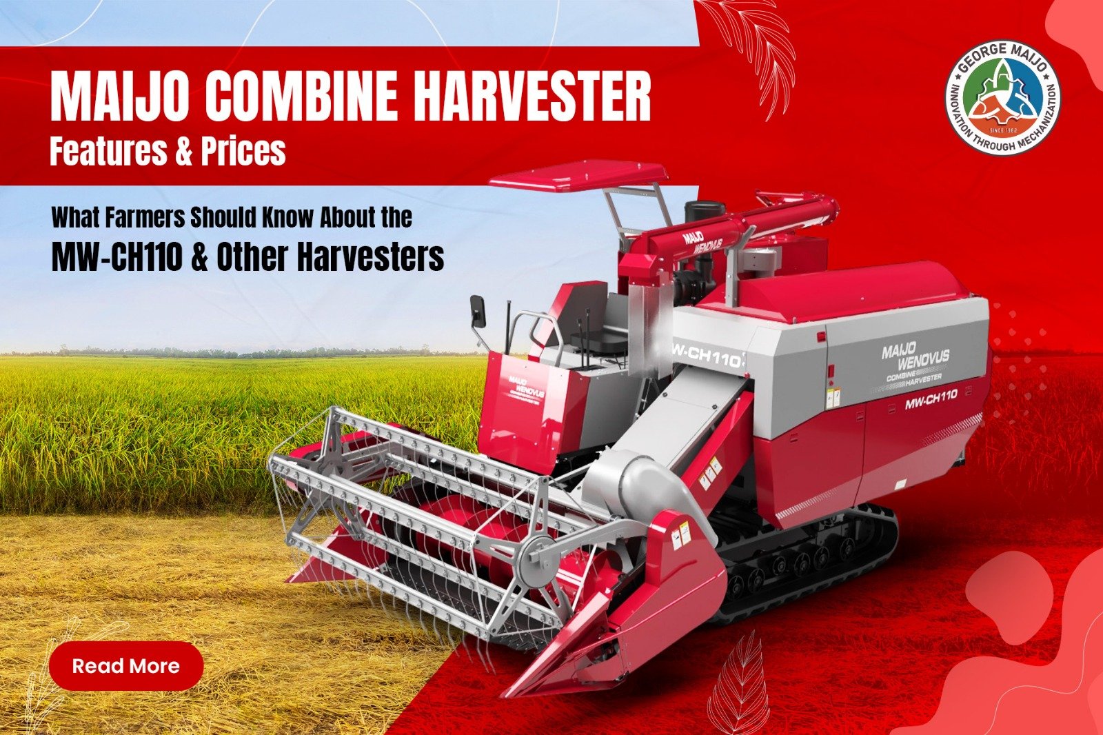 Combine Harvester Price